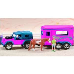   Horses Mini Whinnies Adventure Vehicle & Horse Trailer Toys & Games