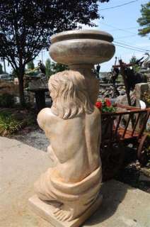 Pair of Marble Planters or Statues  