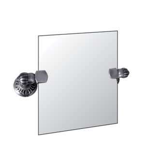   150 0.9D Vintage Brass Bathroom Accessories 24 Square Swivel Mirror