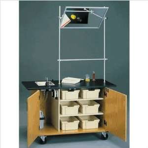  Mobile Science Demonstrator Table with Overhead Mirror and 