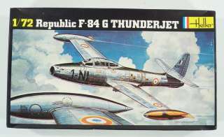   Republic F 84 G Thunderjet 1/72 Scale Plastic Model Airplane Kit 278
