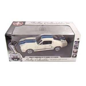 1967 Shelby GT 500E Eleanor Chase Car 1/18 White w/Blue 