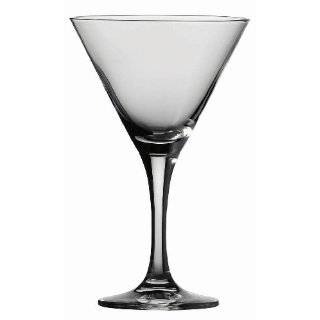   Crystal Glass Stemware Mondial Collection Martini, 8.2 Ounce, Set of 6