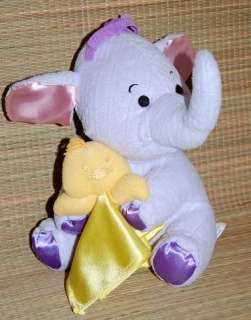 Disney Pooh LUMPY Plush Elephant SECURITY Blanket LOVEY  