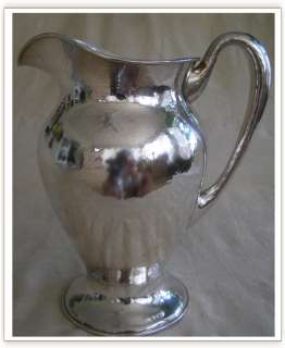 LEBOLT Handwrought Sterling Water Pitcher ARTS & CRAFTS  