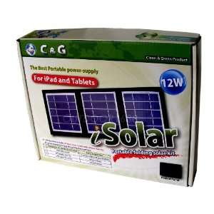  Portable 12W Solar Charger Battery Kit Automotive