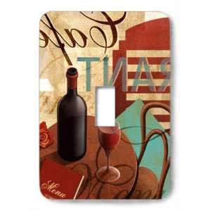  Wine Restaurant Decorative Steel Switchplate Cover