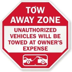  Tow Away Zone Unauthorized Vehicles Will Be Towed At 