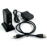 Excellent High Speed 7 Port USB 2.0 Hub Power Supply + Adapter + Cable 