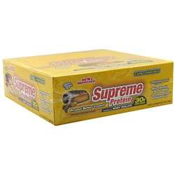 Supreme Protein Bars Peanut Butter Crunch 86g 12/Box  