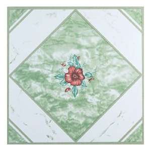  Nexus Vinyl Tile N503 Floral Self Adhesive Vinyl Floor Tiles 