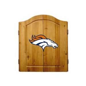  Denver Broncos NFL Dart Cabinet and Dartboard Set by 