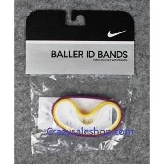 Nike baller id bands for adult Kobe (Lakers color) Purple White Yellow