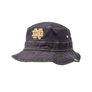  Notre Dame Fighting Irish Ice Backet Hat (Navy Blue 