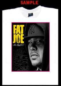 FAT JOE CUSTOM T SHIRT TEE rap hip hop terror squad 200  