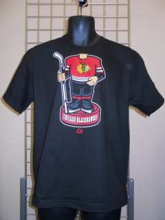 Chicago Blackhawks Bobblehead T Shirt sz Youth Large  