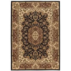  Orian American Heirloom Walbridge 1220 Black 9 x 13 Area Rug 