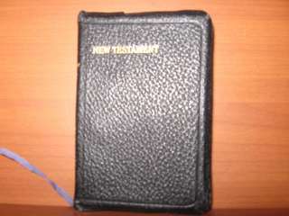 1916 NEW TESTAMENT JESUS CHRIST Christian Bible  4 x 2 1/2 black 