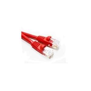  (5 PACK) 30 FT RJ45 CAT 5E MOLDED NETWORK CABLE   RED 
