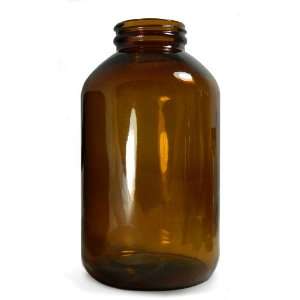 Qorpak GLA 00911 Amber Glass Wide Mouth Packer Bottle with 28 400 Neck 