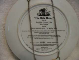   The Ride Home Collectors Plate Rio Grande Authentic Republic  