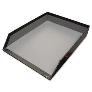   Tray, 12.19 L x 9.31 W x 2.13 H Inches, Black Croc with Gray Liner