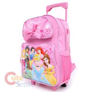 Disney Princess w/Tiana Roller Backpack with Lunch Bag Set