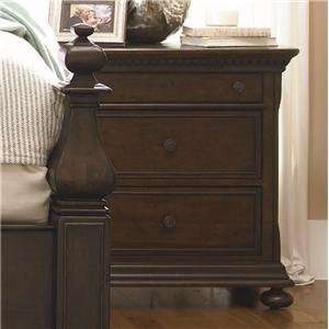 Paula Deen Down Home Nightstand in Molasses