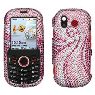 For Samsung Intensity U450 Phone Phoenix Tail Full Bling Stone Hard 