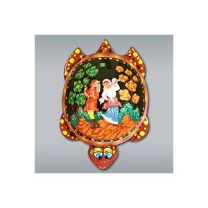  Jewelry Box (Palekh)   Couple Turtle 