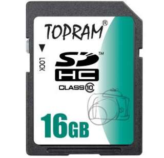 TOPRAM 16GB SDHC 16GB SD x 2pcs  32GB SDHC SD Camera Memory Card 