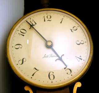 Seth Thomas Banjo Style Wall Clock 1957 Electric Works  