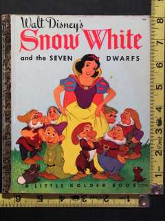 1948 Little Golden Book Snow White & the Seven Dwarfs  