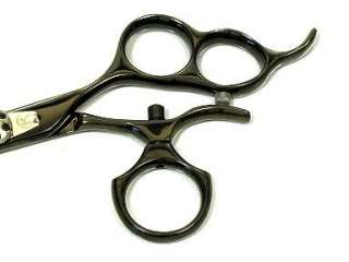 4SHEARS 5.5 Black 3 Finger Swivel Hair Cutting Shears  