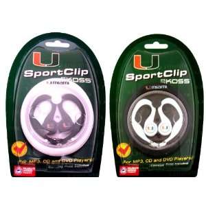   SportClip Headphones with Wind Up Storage Case