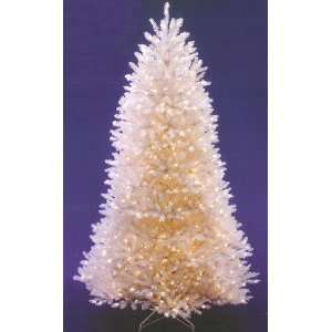   White Fir Artificial Christmas Tree   Clear Pre Lit