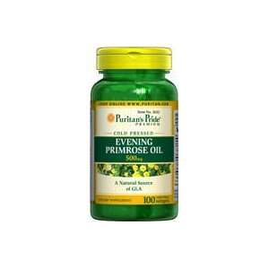  Evening Primrose Oil 500 mg with GLA 500 mg 100 Softgels 