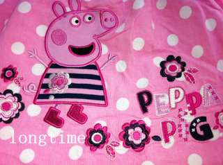   FASHION LOVELY PINK PEPPA PIG THICK DRESS 1 5 YRS ~ EXTREMELY SOFT