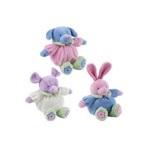    Grriggles Puppy Buddies Dog Toy pink color bunny