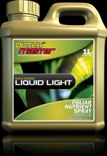 Liter 5L Dutch Master Gold Liquid Light Hydroponics Nutrient 