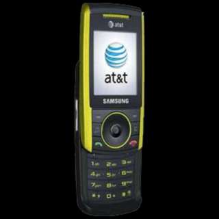 New Samsung SGH A777   Green (Unlocked) 3G GSM Slider Cellular Phone 