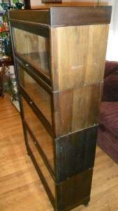 Antique Lawyer, Barrister, Stacking, Sectional, Udell Bookcase  