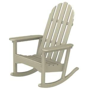 com Poly wood Recycled Plastic Wood Classic Adirondack Rocking Chair 