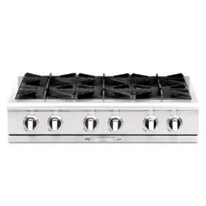 Capital CGRT362G2 36 Four Open Burners Gas Rangetop with 