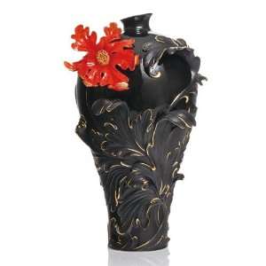  Baroque Red Lily Large Vase