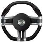 2010 11 Mustang Grant Black Leather Air Bag Steering Wheel Roush Logo