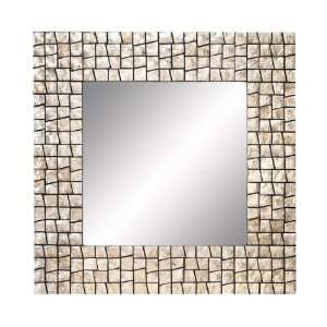  Casa Cortes Mosaic Capiz Mirror 32 x 32