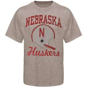  Nebraska Cornhuskers Grande Football T shirt   Stone 
