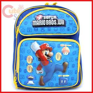 Nintendo Super Mairo Wii School Backpack/Bag Coin 14 M  