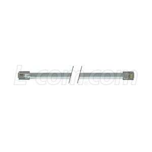  Flat Modular Cable, RJ12 (6x6) / RJ12 (6x6), 14.0 ft 